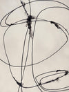 Œuvre d’art murale Giant Art « Tangled Ties » 72 x 54