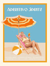 Œuvre d’art murale Giant Art « Aperitivo Spritz » 72 x 54