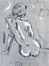 Œuvre d’art murale Giant Art « Nude Figure 4 » 72 x 54