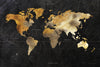 Œuvre d’art murale Giant Art « Dramatic World Map » 84 x 54