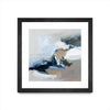 Œuvre d’art murale encadrée noire et mate « Surfacing » 36 x 36
