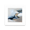 Œuvre d’art murale encadrée blanche et mate « Surfacing » 36 x 36