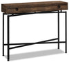 Table de salon Harper de 42,5 po avec tiroir - apparence bois recyclé brun