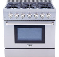 Cuisinière hybride amovible Thor Kitchen de 5,2 pi³ - HRD3606U-SS