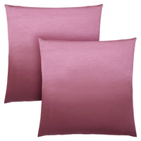 Coussin 2 pièces rose satiné