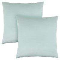 Coussin 2 pièces menthe satiné