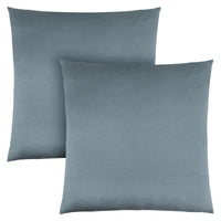 Coussin 2 pièces bleu pâle satiné