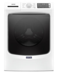 Laveuse à la vapeur haute efficacité Maytag à chargement frontal de 5,2 pi³ - blanche - superposable…