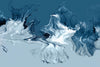 Œuvre d’art murale Giant Art « Azure Marble I » 72 x 48