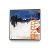 Œuvre d’art murale sur toile encadrée noire « Midnight Rise Ii » 20 x 20