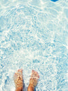 Œuvre d’art murale Giant Art « Relaxed Feet » 72 x 54