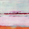 Œuvre d’art murale Giant Art « Persimmon Jump Ii » 54 x 54