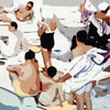 Œuvre d’art murale Giant Art « Tammy & Greg's Pool Party » 54 x 54