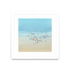 Œuvre d’art murale encadrée blanche et mate « Beach Day Ii » 30 x 30