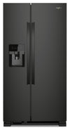 Réfrigérateur Whirlpool de 21 pi³ et de 33 po à compartiments juxtaposés - noir - WRS331SDHB