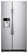 Réfrigérateur Whirlpool de 21 pi³ et de 33 po à compartiments juxtaposés - acier inoxydable monochrome - WRS331SDHM