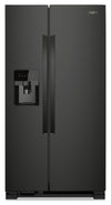 Réfrigérateur Whirlpool de 25 pi³ et de 36 po à compartiments juxtaposés - noir - WRS335SDHB