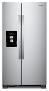 Réfrigérateur Whirlpool de 25 pi³ et de 36 po à compartiments juxtaposés - acier inoxydable monochrome - WRS335SDHM