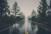 Œuvre d’art murale Giant Art « Rainy Day » 84 x 54