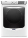 Sécheuse à gaz intelligente à la vapeur Maytag de 7,3 pi³ - blanche - superposable - MGD8630HW