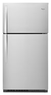 Réfrigérateur Whirlpool de 21,3 pi³ et de 33 po à congélateur supérieur - acier inoxydable monochrome - WRT541SZDM