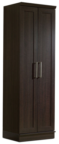 Armoire de rangement Clinton de 23,31 po avec 4 tablettes - brun foncé