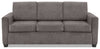 Sofa-lit double Becca en chenille – gris