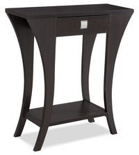 Table d'appoint Manila de 19,5 po avec tiroir - brune