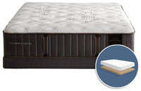 Ensemble matelas ferme à profil bas Finsbury de Stearns & Foster pour très grand lit