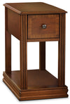 Table d'appoint Sydney de 13 po avec tiroir - cerisier