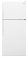 Réfrigérateur Whirlpool de 14,3 pi³ et de 28 po à congélateur supérieur - blanc - WRT134TFDW