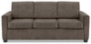 Sofa-lit double Becca en chenille – anthracite