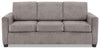 Sofa-lit double Becca en chenille – cendre