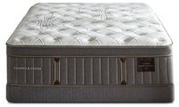 Ensemble matelas moelleux Euro-plateau divisé profil bas Wynford Stearns & Foster pour grand lit