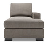 Fauteuil long de gauche Track de la collection Sofa Lab - Luna Smoke