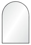 Miroir en forme d’arche noir - 24 po x 36 po
