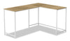 Bureau en coin en forme de L Karter de 58,25 po - naturel