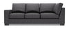 Sofa de gauche pour rallonge Track de la collection Sofa Lab - Luxury Charcoal
