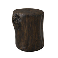 Table d'appoint Jordy de 15 po en imitation de bois - noire