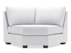 Fauteuil courbé en coin Roll de la collection Sofa Lab - Pax Ice