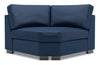 Fauteuil courbé en coin Track de la collection Sofa Lab - Pax Navy