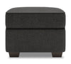 Pouf personnalisable Roll de Sofa Lab de 24 po fabriqué au Canada en tissu d’apparence lin - gris Luna Kohl