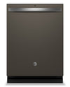 Lave-vaisselle encastré GE à 47 dBA de 24 po avec commandes sur le dessus et technologie de séchage Dry BoostMC - ardoise - GDT650SMVES