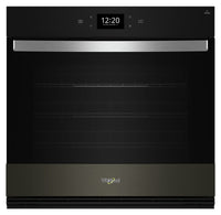 Four mural simple électrique Whirlpool de 4,3 pi³ et de 30 po avec convection véritable - acier inox…