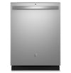 Lave-vaisselle intelligent encastré GE à 50 dBA de 24 po avec commandes sur le dessus et assainissement - acier inoxydable - GDT635HSRSS