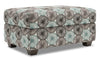 Pouf de rangement personnalisable The Trunk de Sofa Lab de 39 po fabriqué au Canada en tissu - Spa multicolore