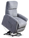 Fauteuil basculeur à inclinaison électrique Ruben de 32 po en tissu de chenille - gris