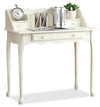Bureau de style Queen Anne Samantha de 36 po - blanc