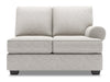 Causeuse de droite Roll de la collection Sofa Lab - Luxury Silver