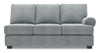 Sofa de droite Roll de la collection Sofa Lab - Luna Pewter